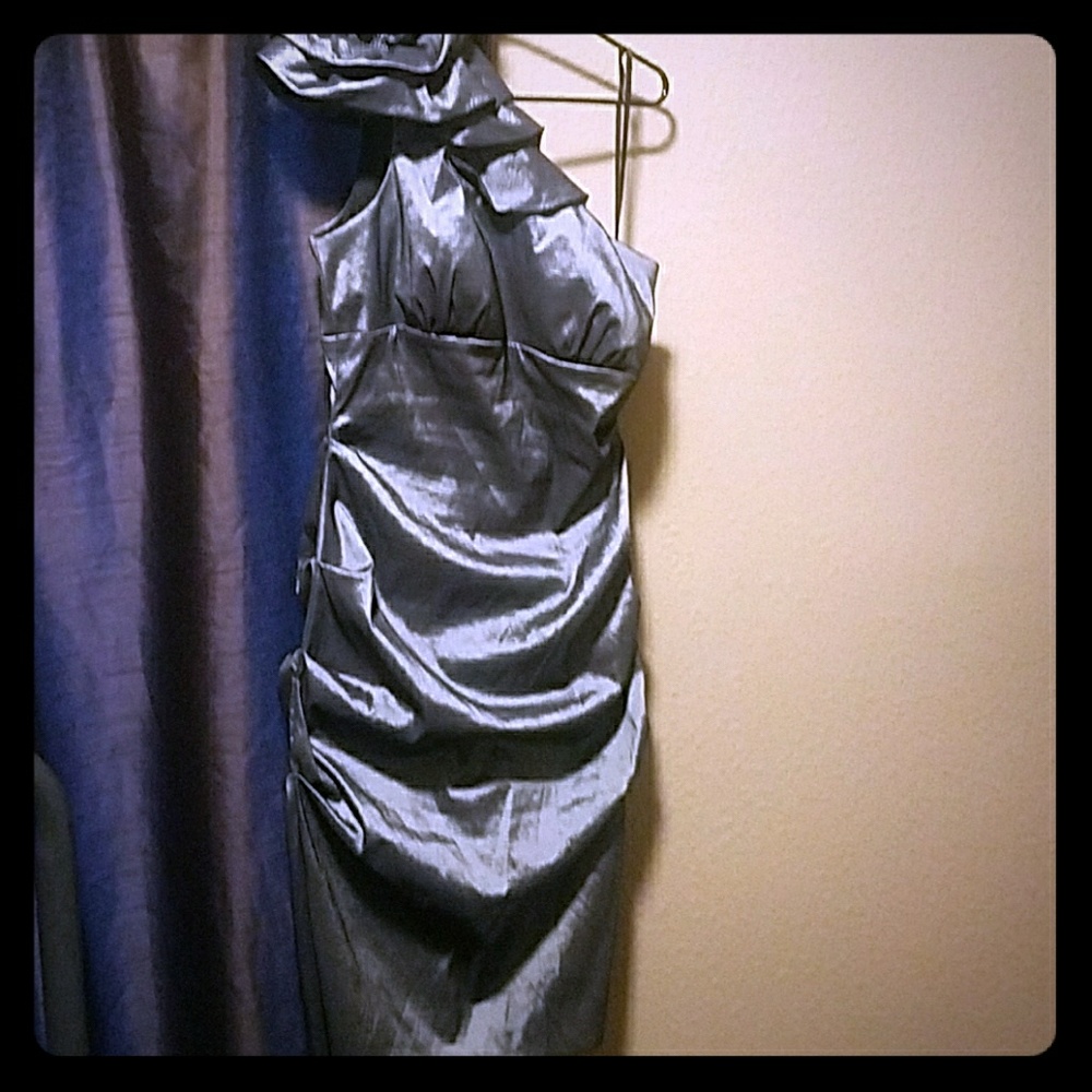 Xscape Elegant Silver dress